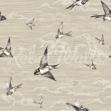 Fototapet, Swallow Sky, Beige, Rebel Walls - Img 2