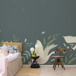 Fototapet, Swan Bloom, Spring, Rebel Walls