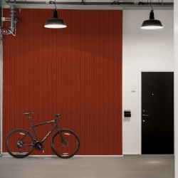Fototapet, Swedish Cottage, Red, Rebel Walls