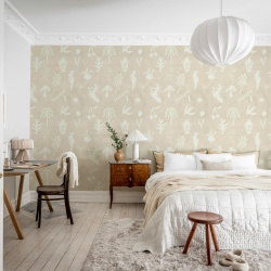 Fototapet, Symbolic Tales, Beige, Rebel Walls