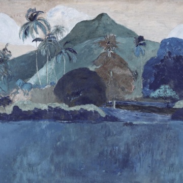 Fototapet, Tahitian Landscape, Blue, Rebel Walls - Img 2