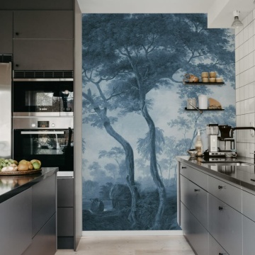 Fototapet, The Green Forest, Vintage Blue, Rebel Walls - Img 3