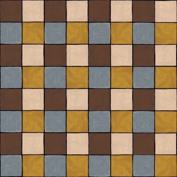 Fototapet, Tile, Orange, Rebel Walls - Img 2