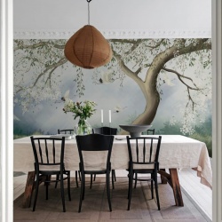 Fototapet, Tree of Dreams, White, Rebel Walls - Img 4