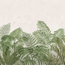 Fototapet, Tropical Serenity, Green, Rebel Walls - Img 2
