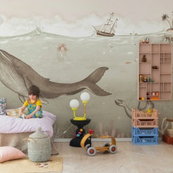 Fototapet, Under the Sea, Beige, Rebel Walls