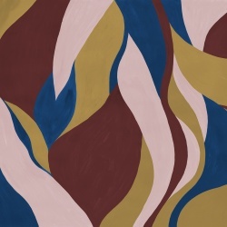 Fototapet, Velvet Flames, Red, Rebel Walls - Img 2