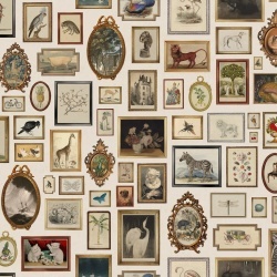Fototapet, Vintage Frames, Beige, Rebel Walls - Img 2