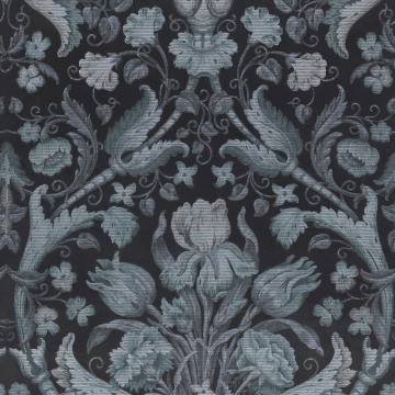 Fototapet, Vintage Tapestry, Blue, Rebel Walls - Img 2