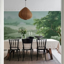 Fototapet, Vintage Tree, Green, Rebel Walls - Img 4