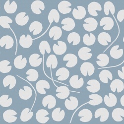 Fototapet, Water Lilies, Blue, Rebel Walls - Img 2