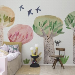 Fototapet, Watercolor Garden, Rebel Walls - Img 6