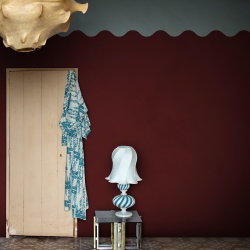 Fototapet, Wave Border, Burgundy, Rebel Walls - Img 3