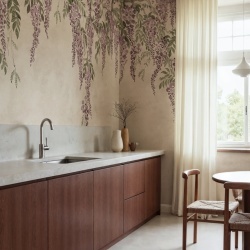 Fototapet, Whispers Wisteria, Purple, Rebel Walls