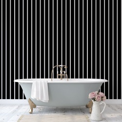 Fototapet White and Black Stripes, VLAdiLA - Img 3