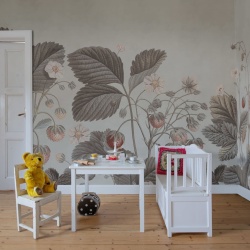 Fototapet, Wild Strawberries, Vintage, Rebel Walls - Img 3