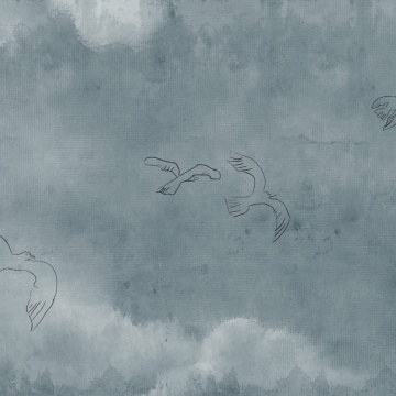 Fototapet, Wings Over Horizon, Blue, Rebel Walls - Img 2