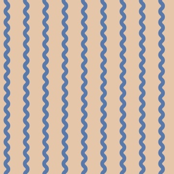 Fototapet, Wobbly Stripe, Blue, Rebel Walls - Img 2