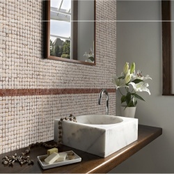 Panou decorativ 3D, Coconut, Bagonjong White, 6 placi 42x42cm, 1.05 mp - Img 5