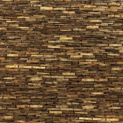 Panou decorativ 3D, Coconut, Omo Niha Natural, 12 placi 42x21cm, 1.05 mp