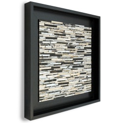 Panou decorativ lemn, Tec, Besar Black - Img 2