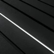 Profil dreapta pentru riflaj decorativ Roca, Onyx Black, 6.9x2x270 cm - Img 4