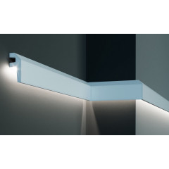 Profil pentru banda LED din poliuretan KF718 - 7.9x3.4x200 cm - Img 1