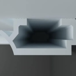 Profil scafa LED KD410 - 11x24x115 cm - Img 3