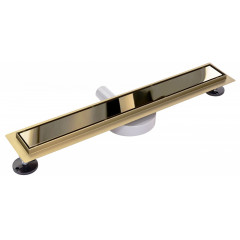 Set rigola pentru dus plus capac 50 cm Rea Neo Pure Mirror Pro auriu - Img 5