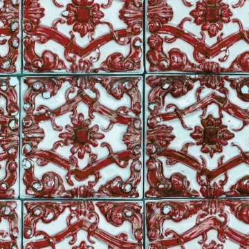 Tapet Artisan Tiles, Indian Red, Rebel Walls, 5 mp / rola - Img 2