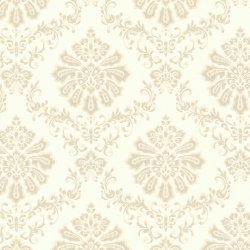 Tapet, Broughton, Natural Luxury Damask, 1838 Wallcoverings, 5.3mp / rola