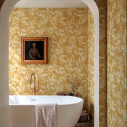 Tapet Byzantine Damask, Mustard, Coordonne, 5mp / rola - Img 1