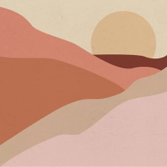 Tapet Desert Postcard (Warm), VLAdiLA - Img 2