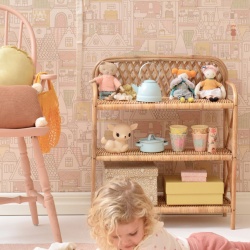 Tapet Dollhouse, Sunny Pink, Majvillan - Img 5