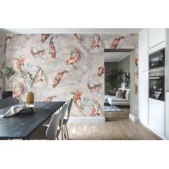 Tapet Koi, Coral, Rebel Walls - Img 1