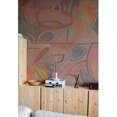 Tapet lavabil Giant Abstract, Pink, TresTintas - Img 3