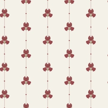 Tapet lavabil, Gotain Sweet Pea Burgundy 5686, 5.3mp / rola - Img 2