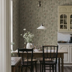 Tapet lavabil, Ulla, Garden Green, Sandberg, 5.3mp / rola - Img 3