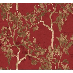 Tapet lavabil Willow Poem, Ruby, Coordonne 5mp / rola - Img 2