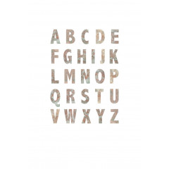 Tapet Map Alphabet, Rebel Walls - Img 2