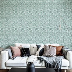 Tapet Marbled Hexagon Tiles, Green, Rebel Walls, 5 mp / rola
