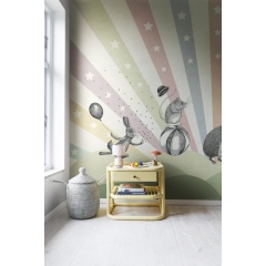 Tapet pentru copii Circus, Pastel, Rebel Walls - Img 4