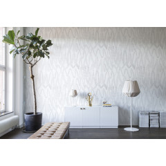 Tapet Pulse of Passion, White, repetitiv, Rebel Walls - Img 1