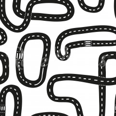 Tapet Race Track, Graphite, Rebel Walls - Img 2