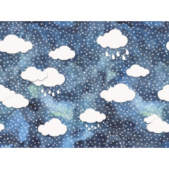 Tapet Rainy Clouds Sky, Rebel Walls - Img 2
