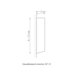 Ancadrament exterior AT12A-13x3x200cm - Img 2