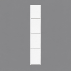 Coltar decorativ de exterior ET05, tip placa, 25x25x100x4.5 cm