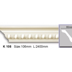 Cornisa poliuretan C931 - 7.5x7.7x200 cm - Img 3
