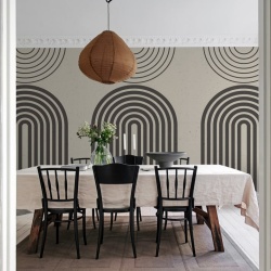 Fototapet, Abstract Vaults, Gray, Rebel Walls