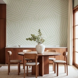 Fototapet, Abstract Weave, Light Green, Rebel Walls - Img 3